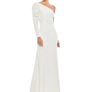 Mac duggal nwt white dress
